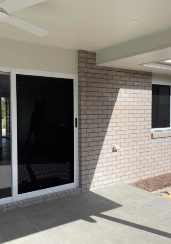 Wide Stainless Slider Door in Nice House — Security Screen Doors in Sunshine Coast, QLD