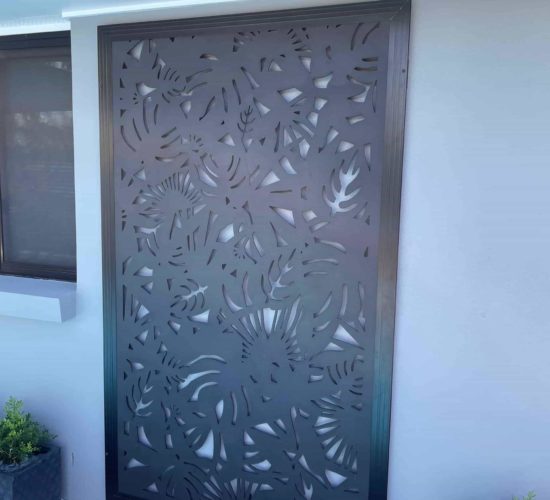 Black Decorative Panels - Security Screen Doors in Sunshine Coast, QLD