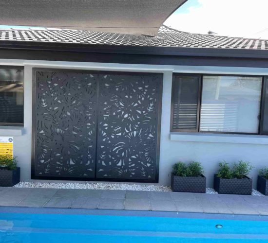 Black Wall Decorative Panels - Security Screen Doors in Sunshine Coast, QLD