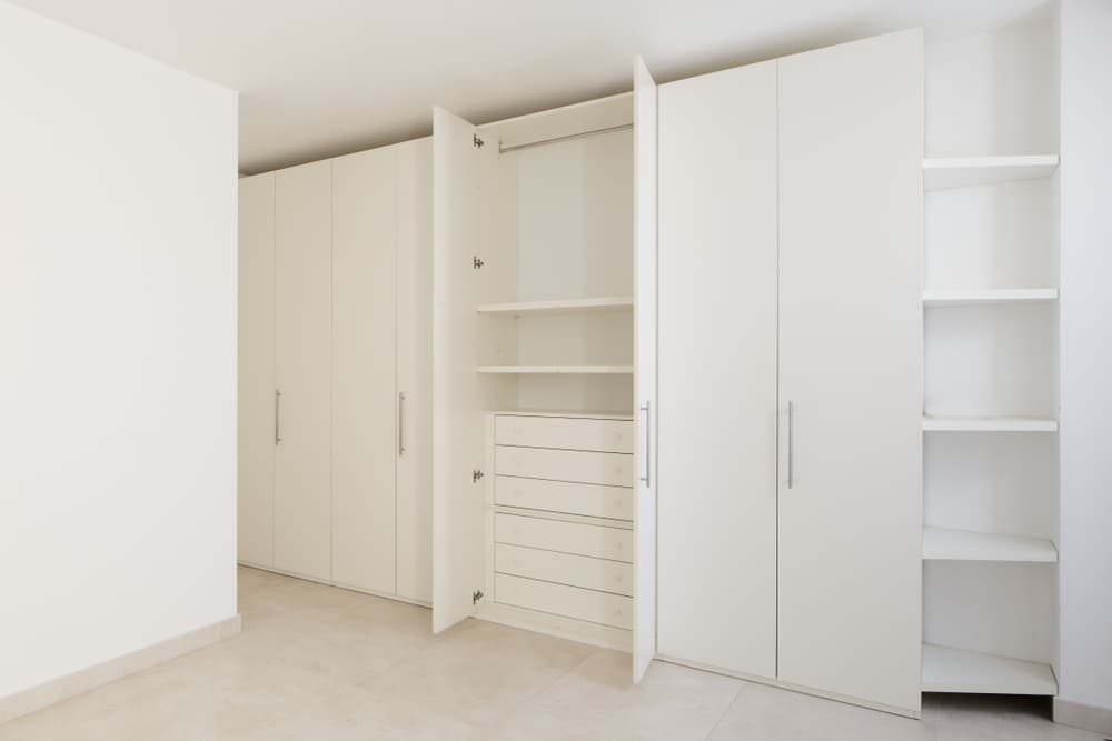 Interior Of Modern Empty Apartment, Wardrobe
